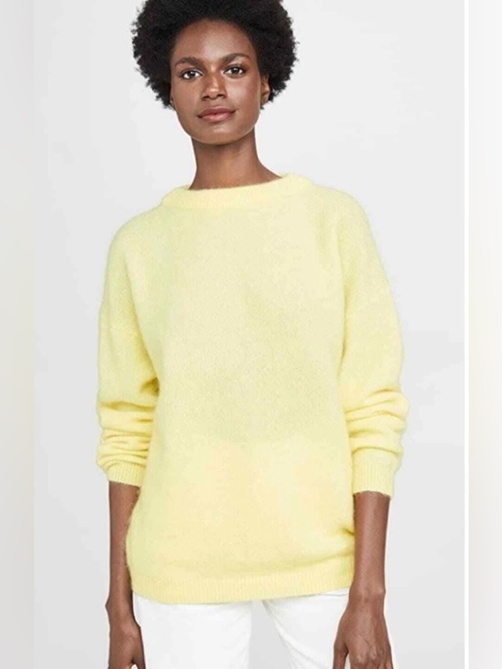 Acne Studios Yellow Crewneck Sweater